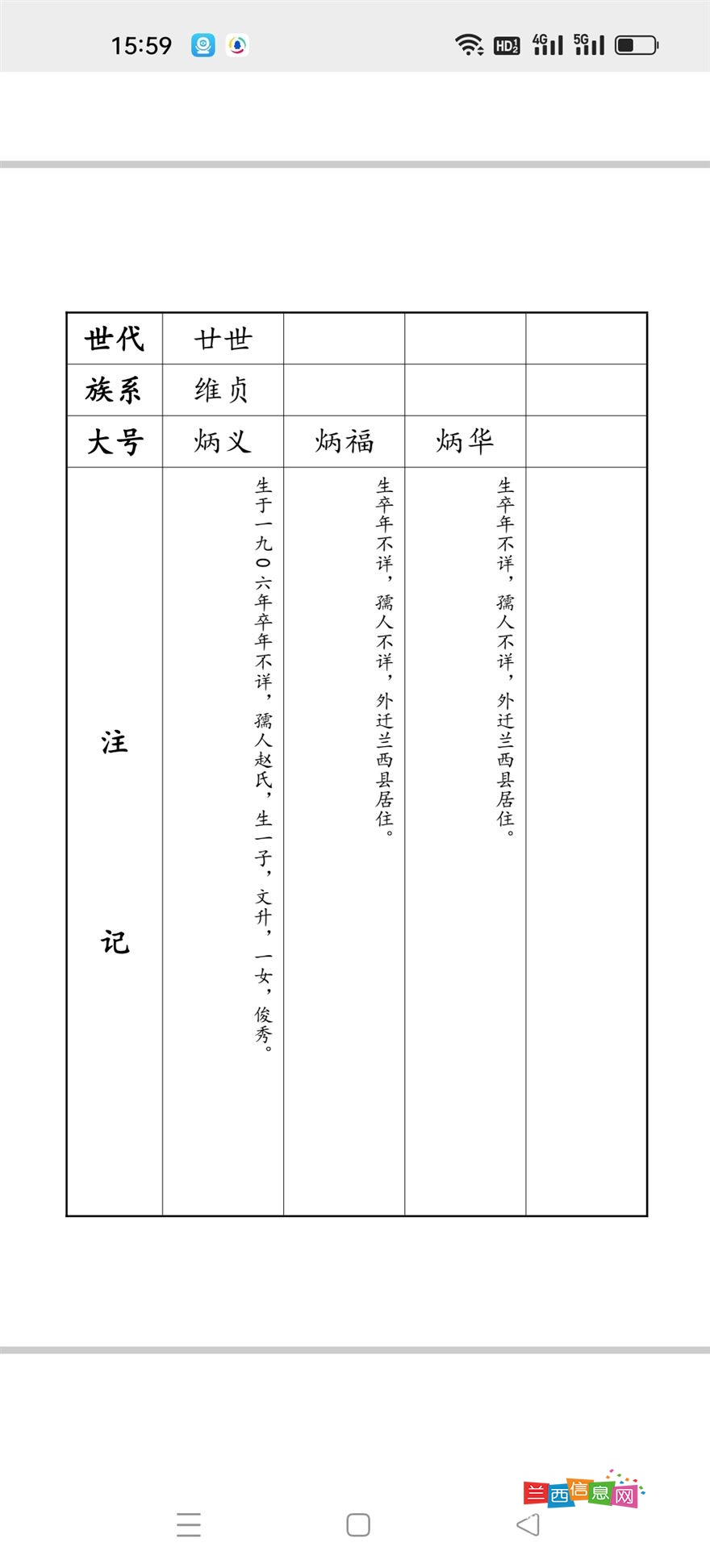 寻找以前河北沧州交河县在兰西县的族人，